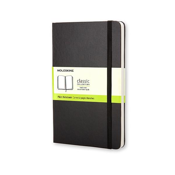 Moleskine Cuaderno Classic tapa dura 240 paginas liso large negro