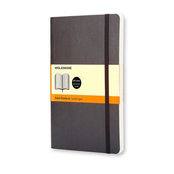 Moleskine Cuaderno Classic tapa blanda 240 paginas cuadricula large negro