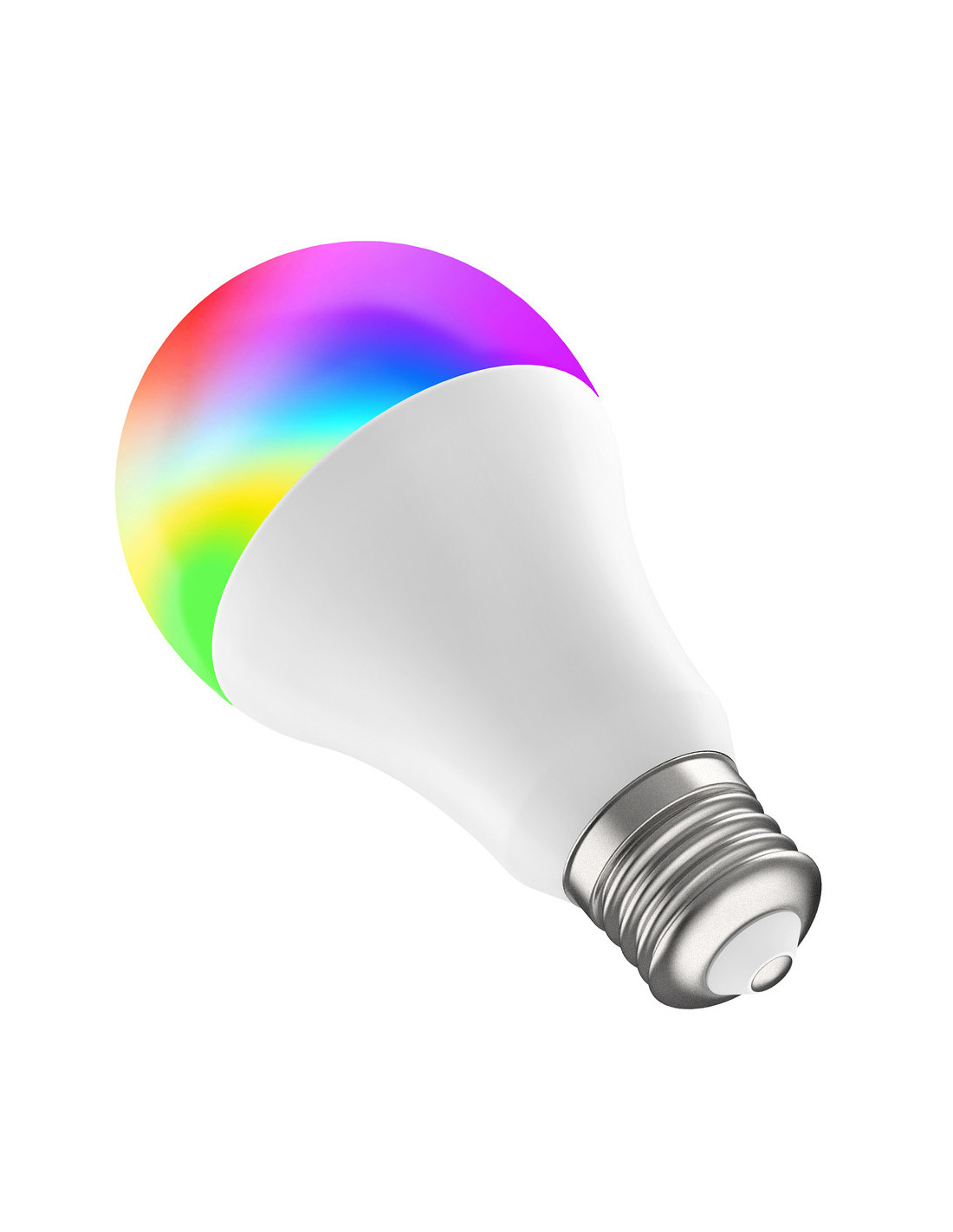 Muvit iO bombilla inteligente A60 E27/8, 5W/800lm RGB+BlancosD60 H110 (Tasa Raee incluida)