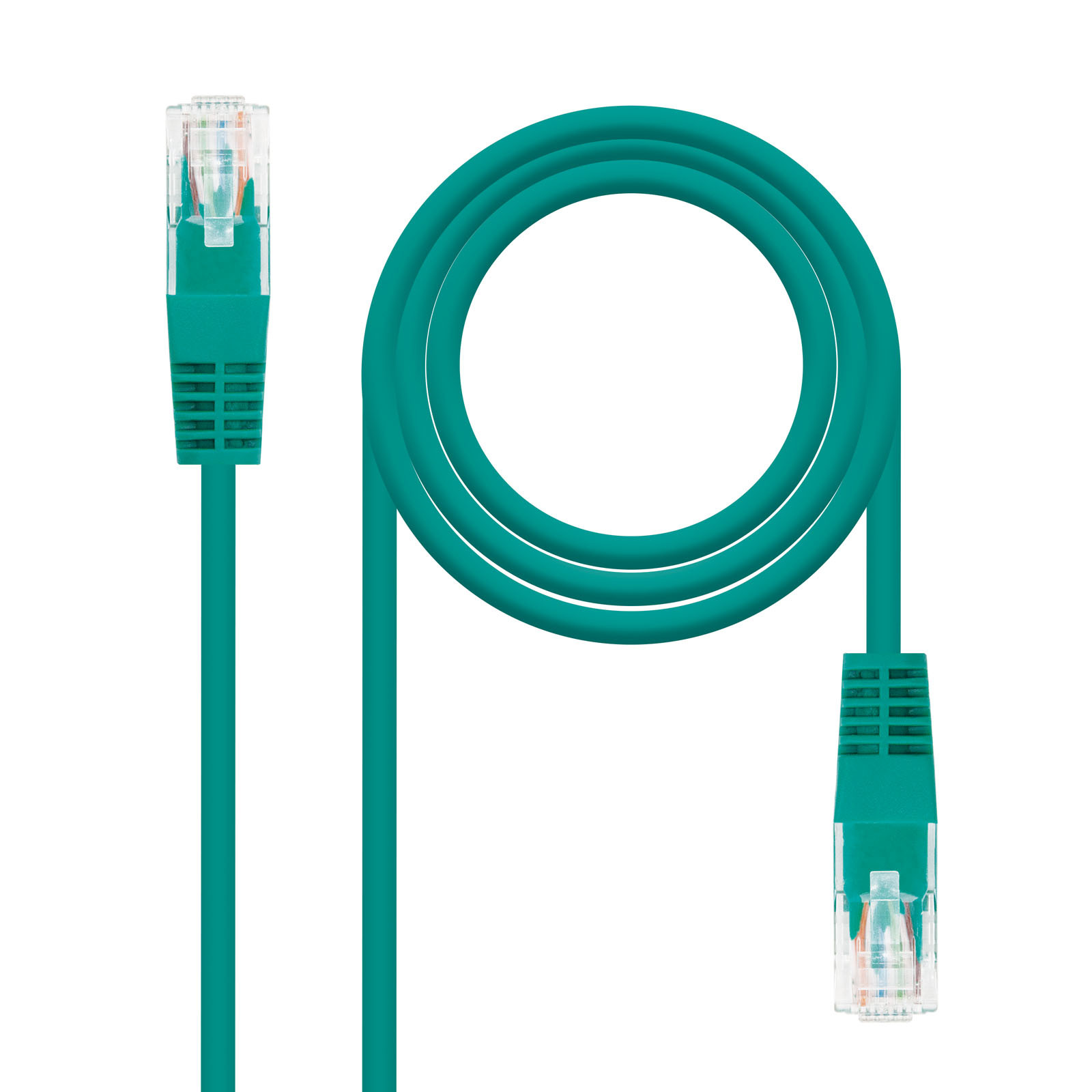 Nanocable Red Latiguillo CAT.6 Utp AWG24, Verde, 1.0 M