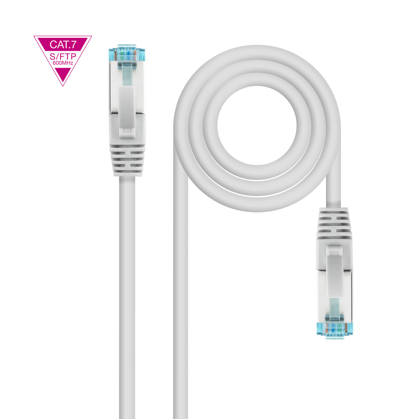 Nanocable Red Latigui CAT.7 Lszh Sftp Pimf AWG26 25 Cm