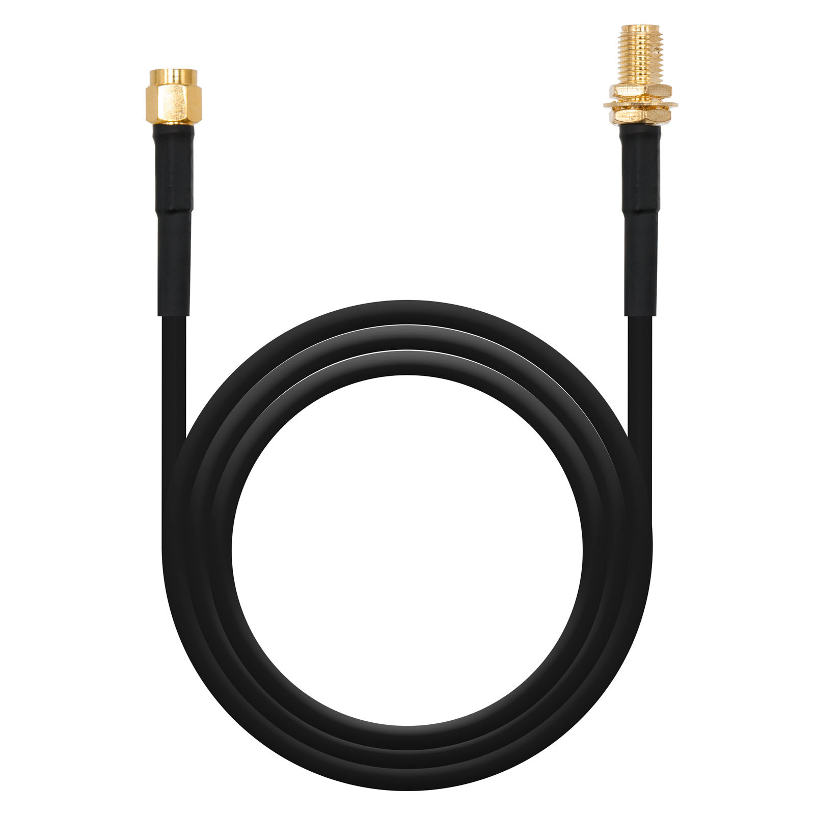 Nanocable 10.26.2004, 4 m, Sma, Sma, Negro