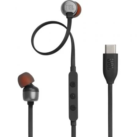 JBL Intrauditivos Tune 310C/ con Micrófono/ Negros