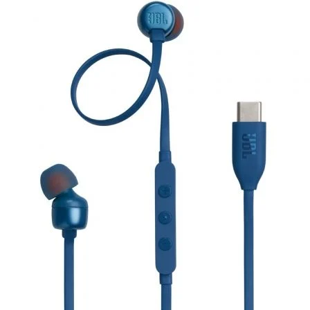 JBL Intrauditivos Tune 310C/ con Micrófono/ Azules