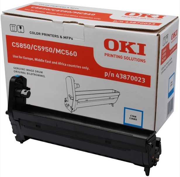 Oki C-5850/5950/MC560 Tambor Cian