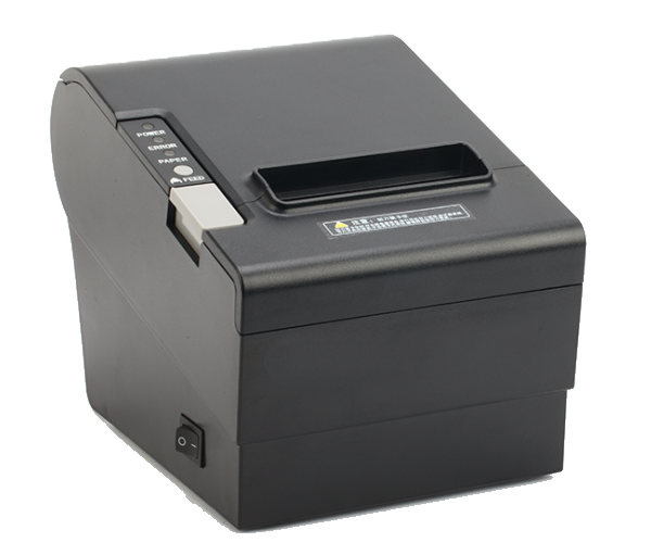 Oqo Termica USB/Serie/Ethernet Negra Corte 80 mm