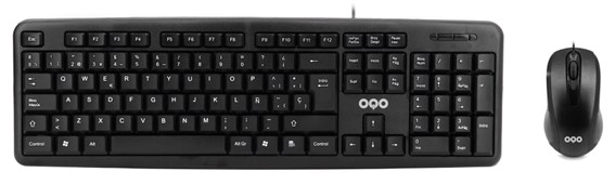 Oqo Combo Y Raton Con Cable USB