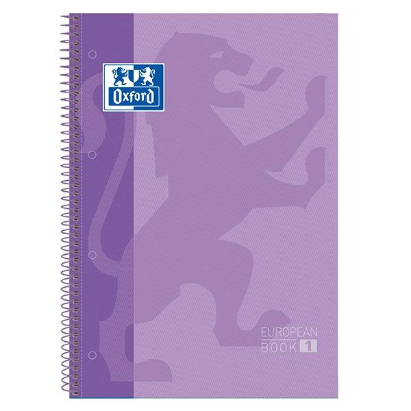 Oxford Cuaderno Microperforado Europeanbook 1 Tapas Extraduras 80H 90G Cuadricula 5X5 A4+…