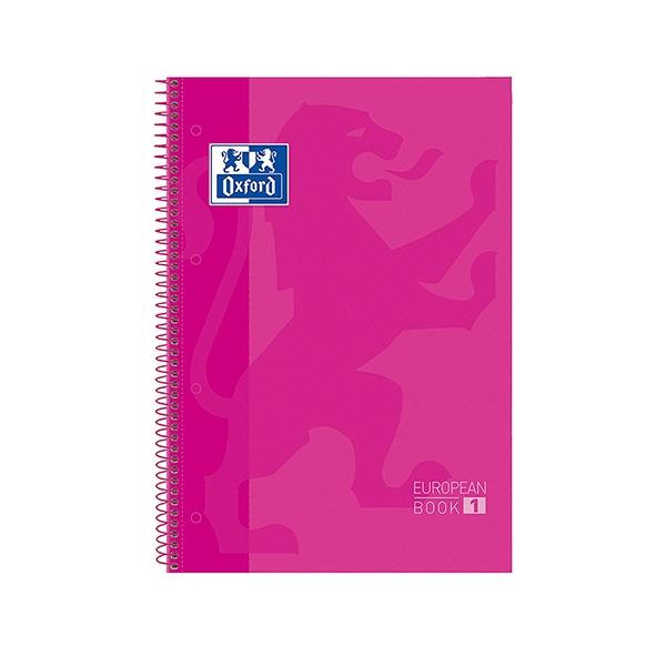 Oxford Cuaderno Microperforado Europeanbook 1 Tapas Extraduras 80H 90G Cuadricula 5X5 A4+…