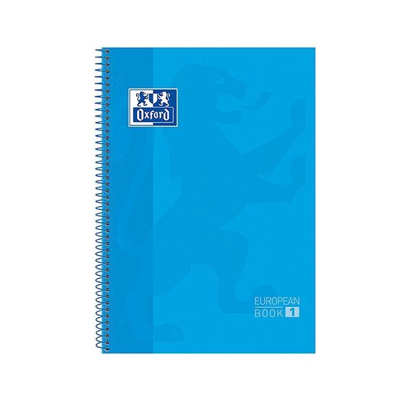 Oxford Cuaderno Microperforado Europeanbook 1 Tapas Extraduras 80H 90G Cuadricula 5X5 A4+…