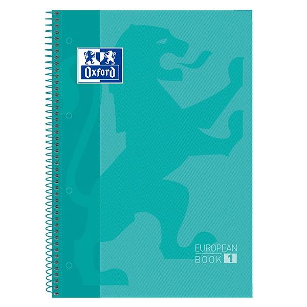 Oxford Cuaderno Microperforado Europeanbook 1 Tapas Extraduras 80H 90G Cuadricula 5X5 A4+…