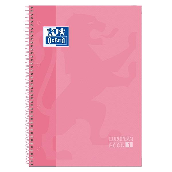 Oxford Cuaderno Microperforado Europeanbook 1 Tapas Extraduras 80H 90G Cuadricula 5X5 A4+…
