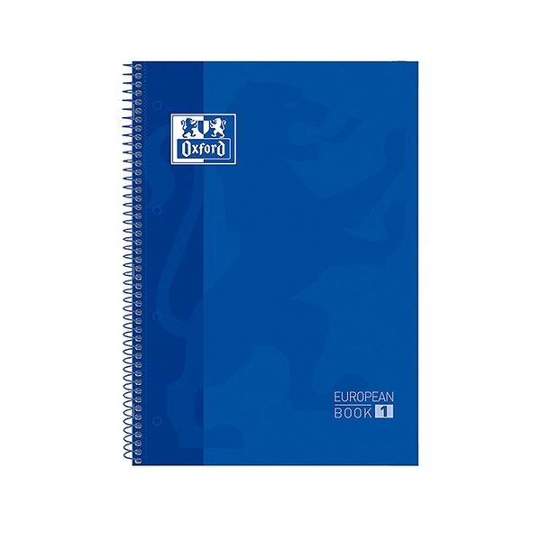 Oxford Cuaderno microperfonado 80h 90g cuadricula 5x5 A4+ azul