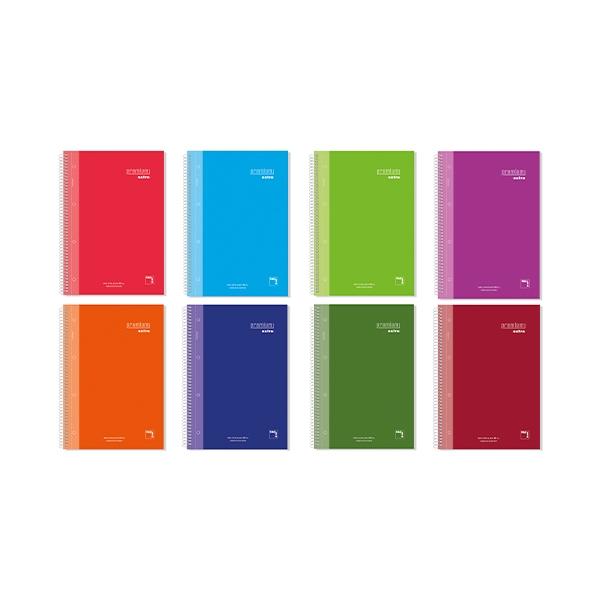 Pacsa Cuaderno microperforado Premium Extra tapa forrada 120h 90g cuadricula 5x5 A4…