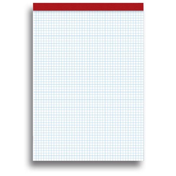 Pacsa Bloc notas sin tapa 80h 60g cuadricula 4x4 octavo