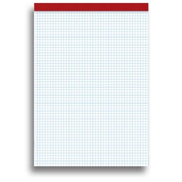 Pacsa Bloc notas sin tapa 80h 60g cuadricula 4x4 folio