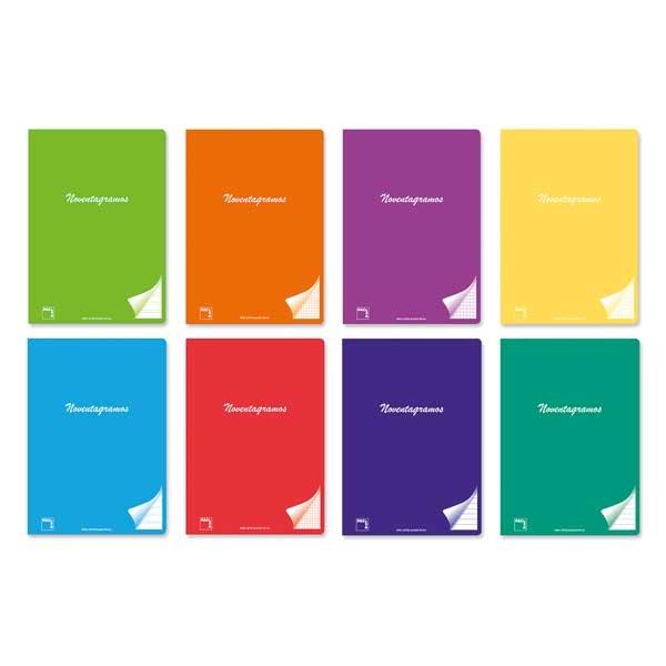 Pacsa Libreta Grapada Noventagramos 48H 90G Cuadricula 4X4 Folio Colores Surtidos