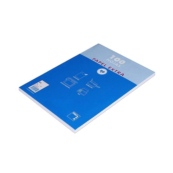 Pacsa Paq.100h papel satinado 80g A4