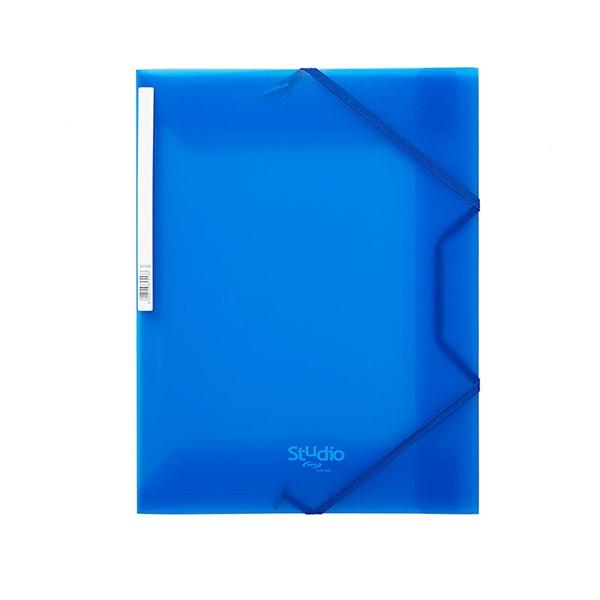 Pardo Carpeta con solapas Studio Style Pp azul
