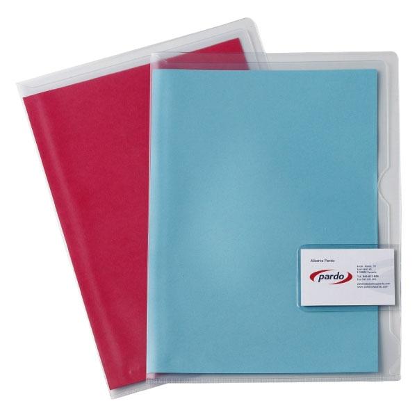 Pardo Dossier uñero Pvc cierre solapa con tarjetero 325x225mm
