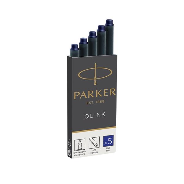 Parker C.5 recambios tinta Quink permanente azul