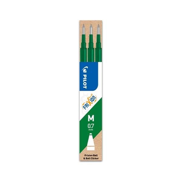 Pilot Paq.3 recambios boligrafo Frixion verde