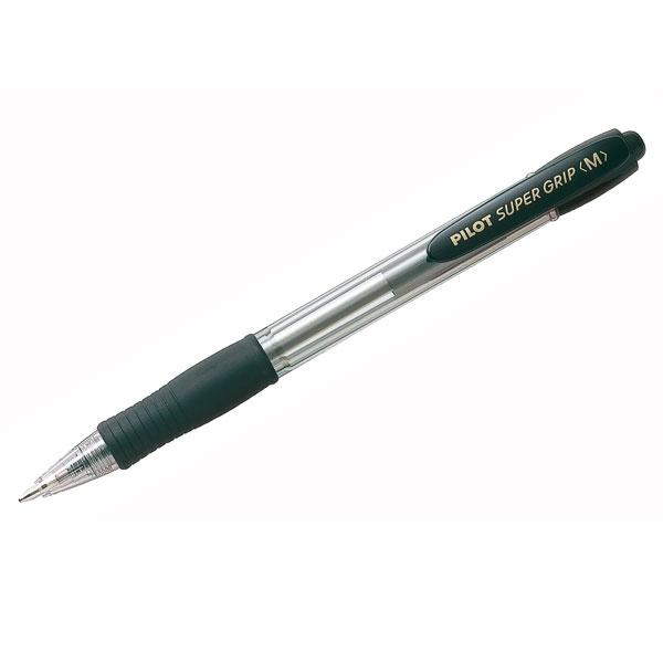 Pilot Boligrafo retractil Supergrip tinta aceite trazo 0, 4mm negro
