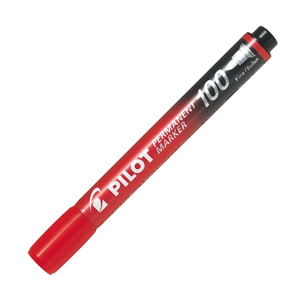Pilot Marcador permanente SCA-100 punta conica trazo 1mm rojo