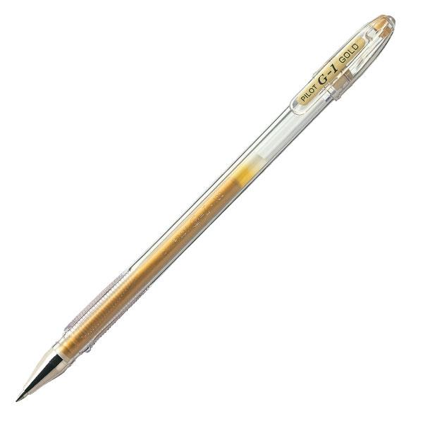 Pilot Boligrafo G-1 Metallic trazo 0, 4mm oro