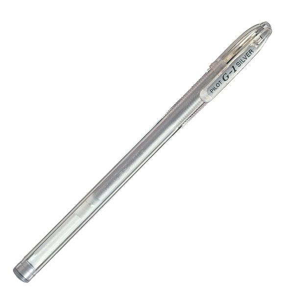 Pilot Boligrafo G-1 Metallic trazo 0, 4mm plata