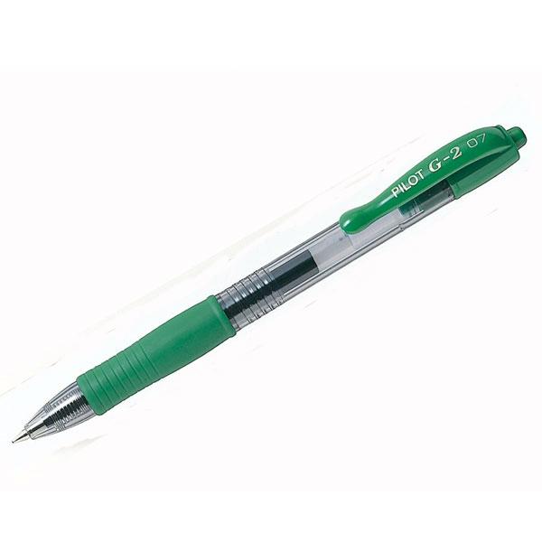 Pilot Roller retractil G2 - Punta 1 mm - Color verde