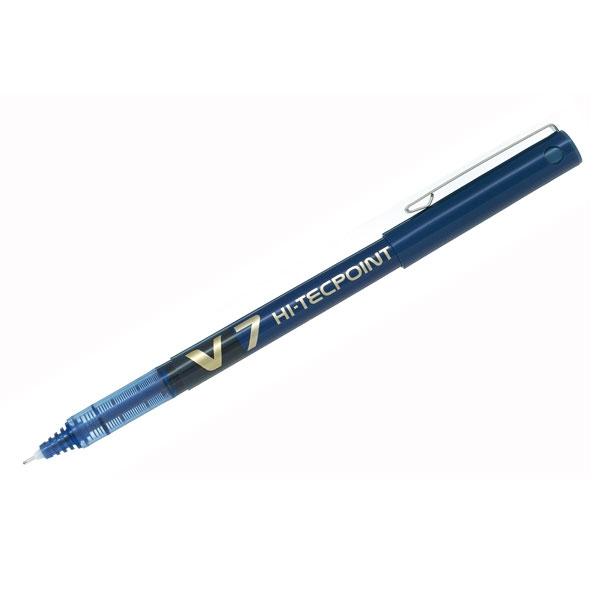 Pilot Rotulador V7 punta aguja trazo 0, 5mm azul