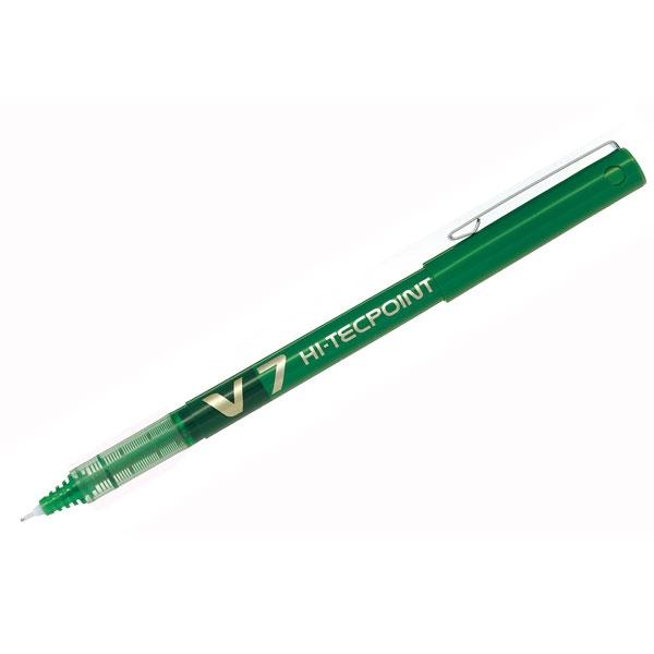 Pilot Rotulador V7 punta aguja trazo 0, 5mm verde