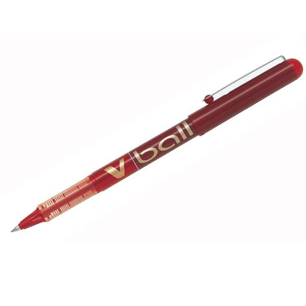Pilot Rotulador V-ball 07 punta bola trazo 0, 7mm rojo