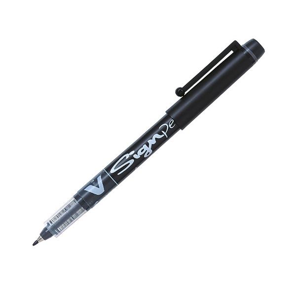 Pilot Rotulador Signpen punta fieltro fina trazo 0, 6mm negro
