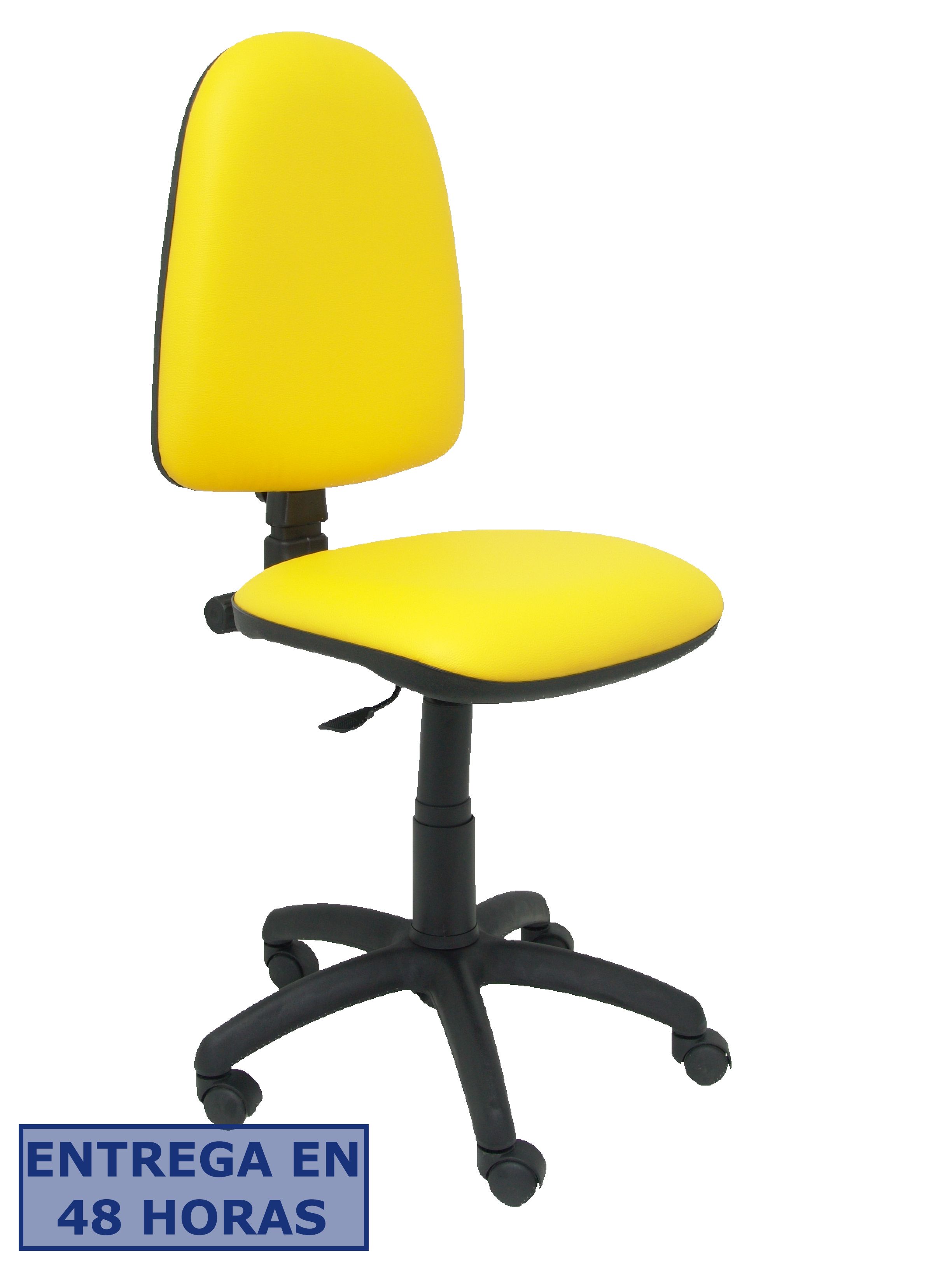 Piqueras Y Crespo Silla Aýna similpiel amarillo