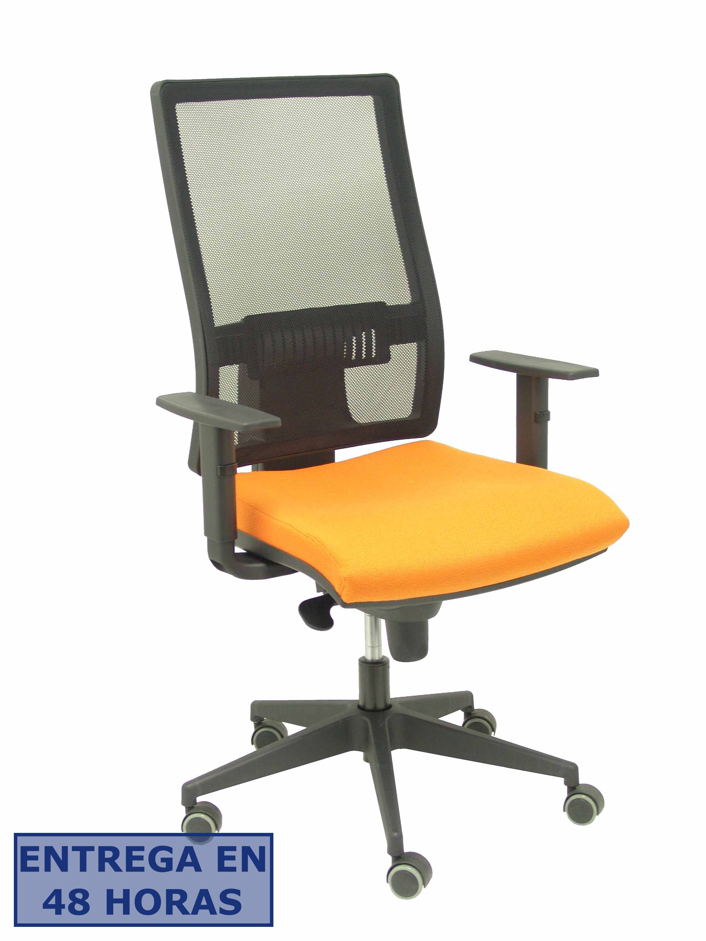Piqueras Y Crespo Silla Horna bali naranja sin cabecero