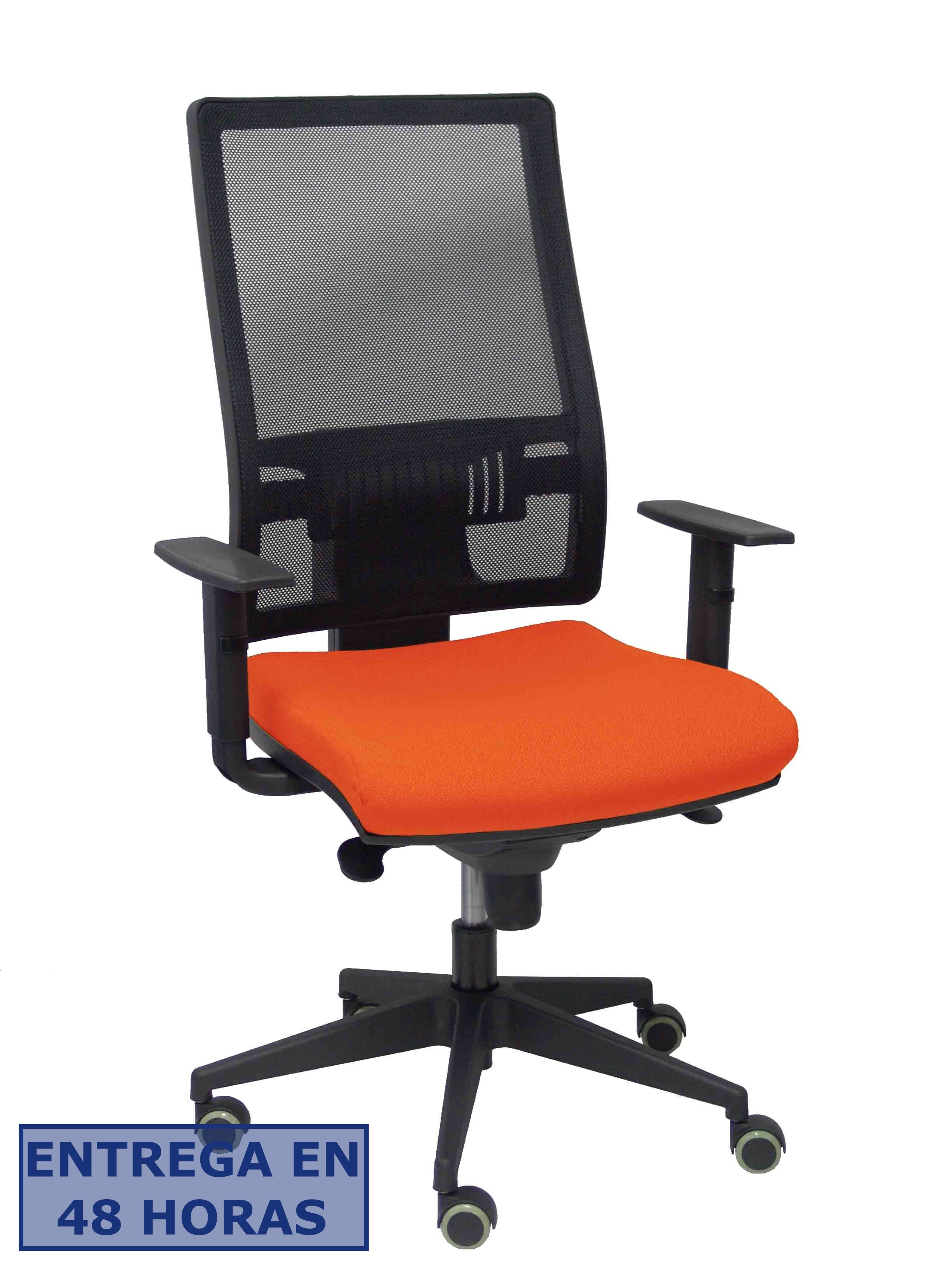 Piqueras Y Crespo Silla Horna bali naranja oscuro brazos regulables