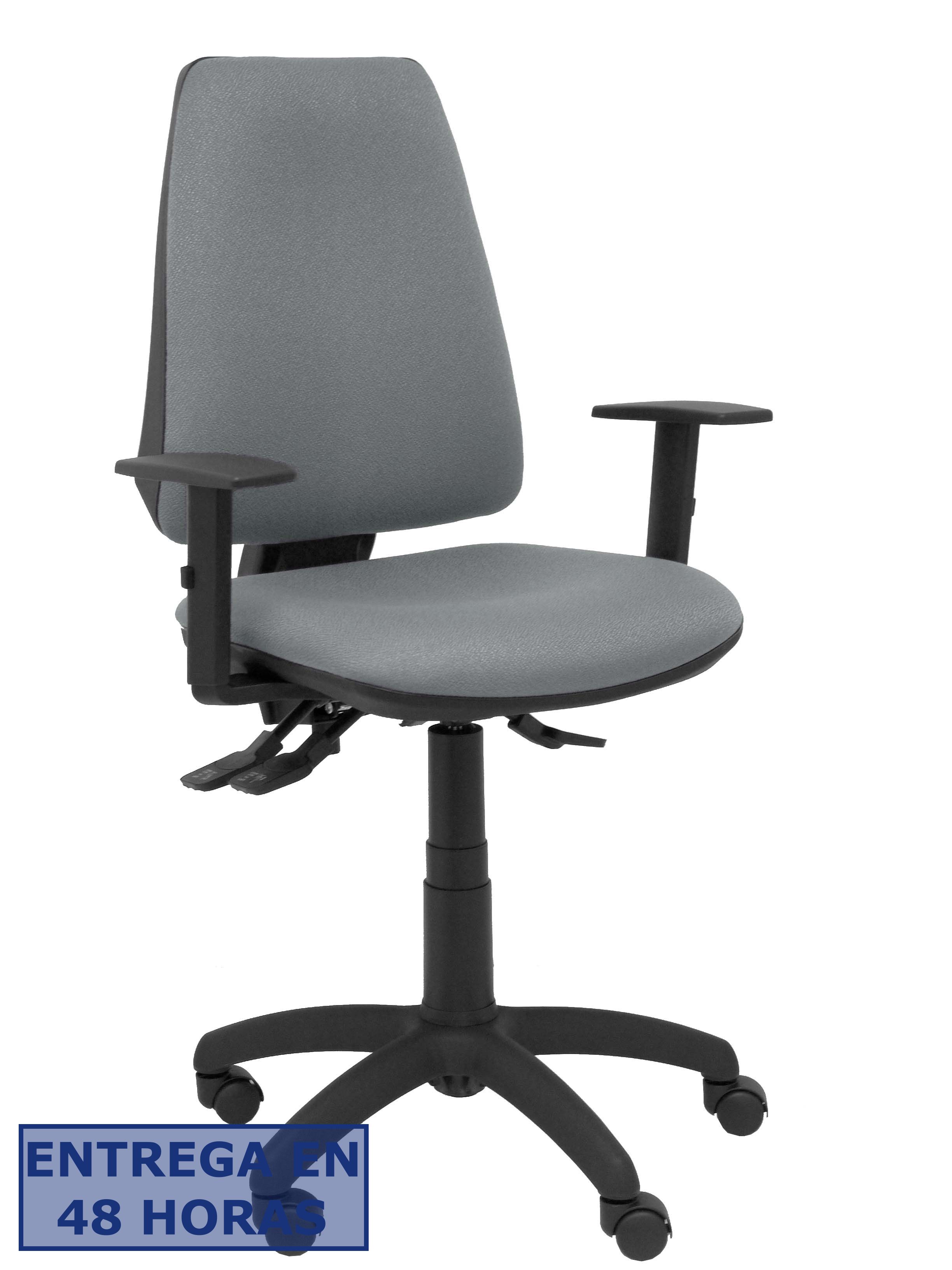 Piqueras Y Crespo Silla Elche S bali gris brazos regulables