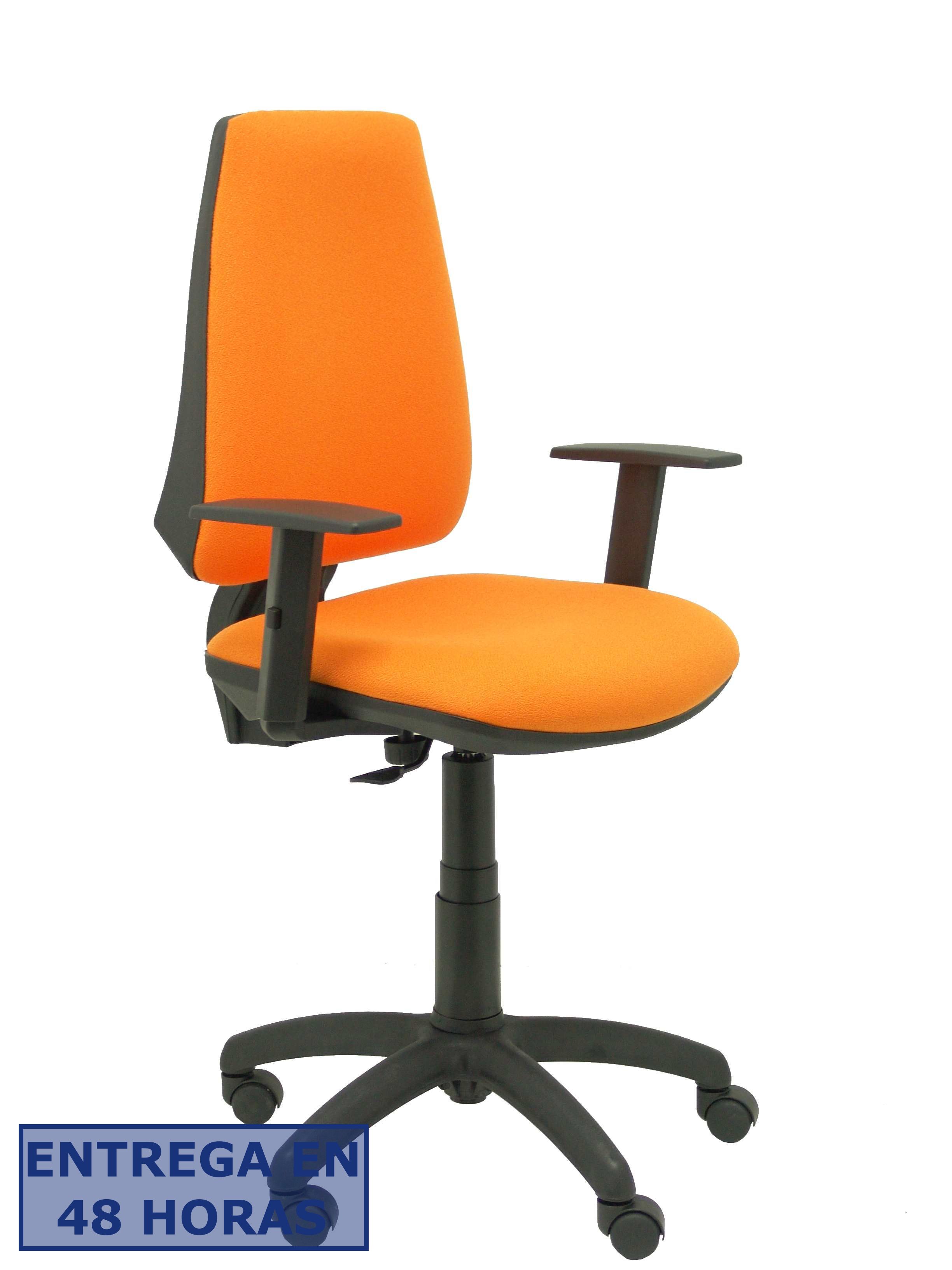 Piqueras Y Crespo Silla Elche Cp bali naranja brazos regulables