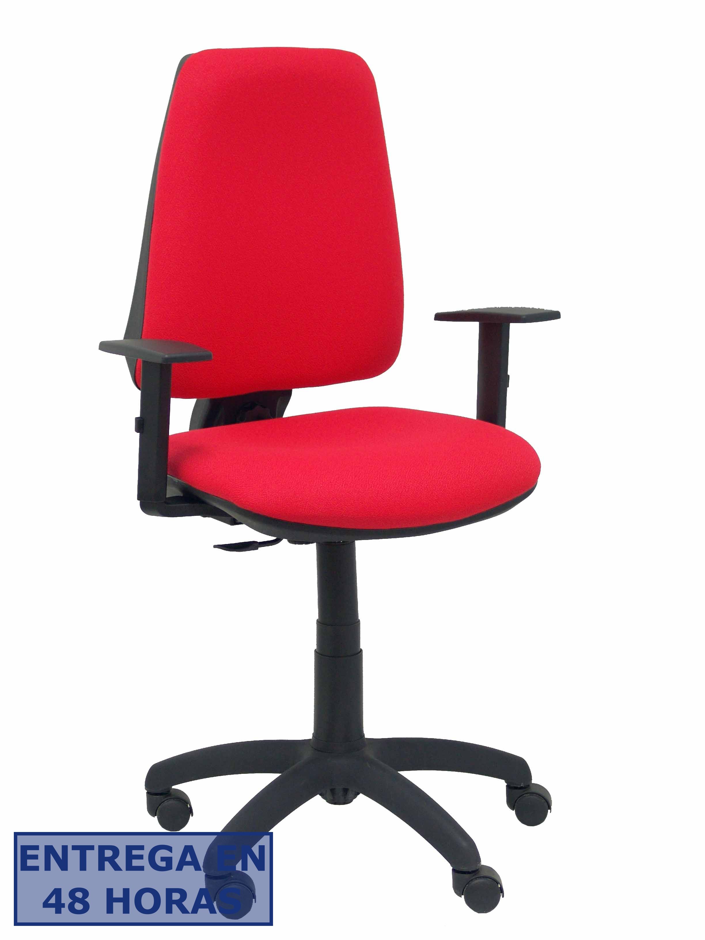 Piqueras Y Crespo Silla Elche Cp bali rojo brazos regulables