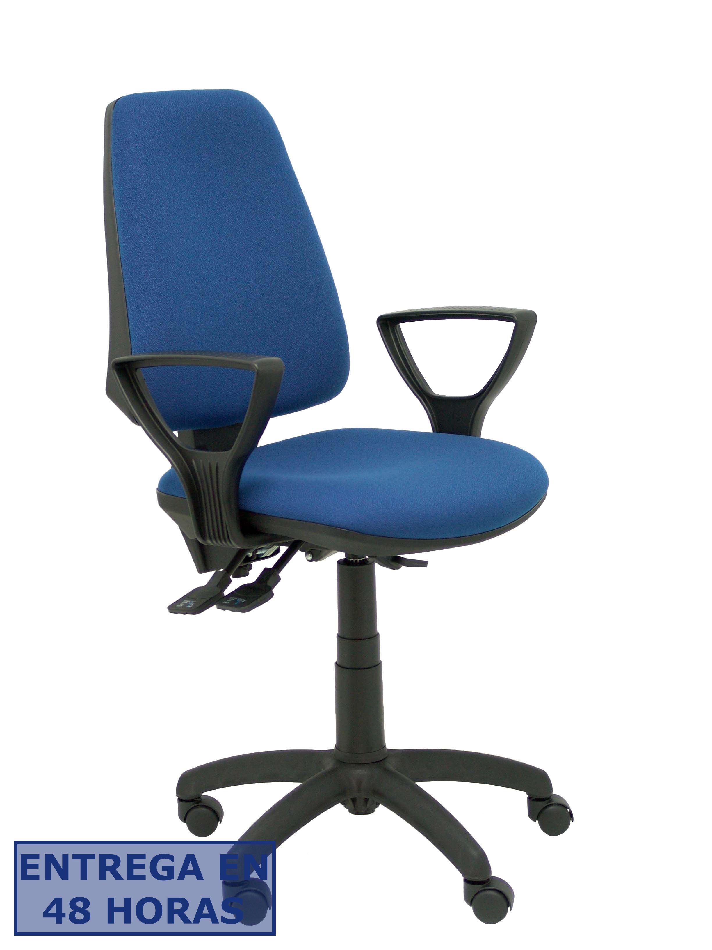 Piqueras Y Crespo Silla Elche S bali azul marino brazos fijos