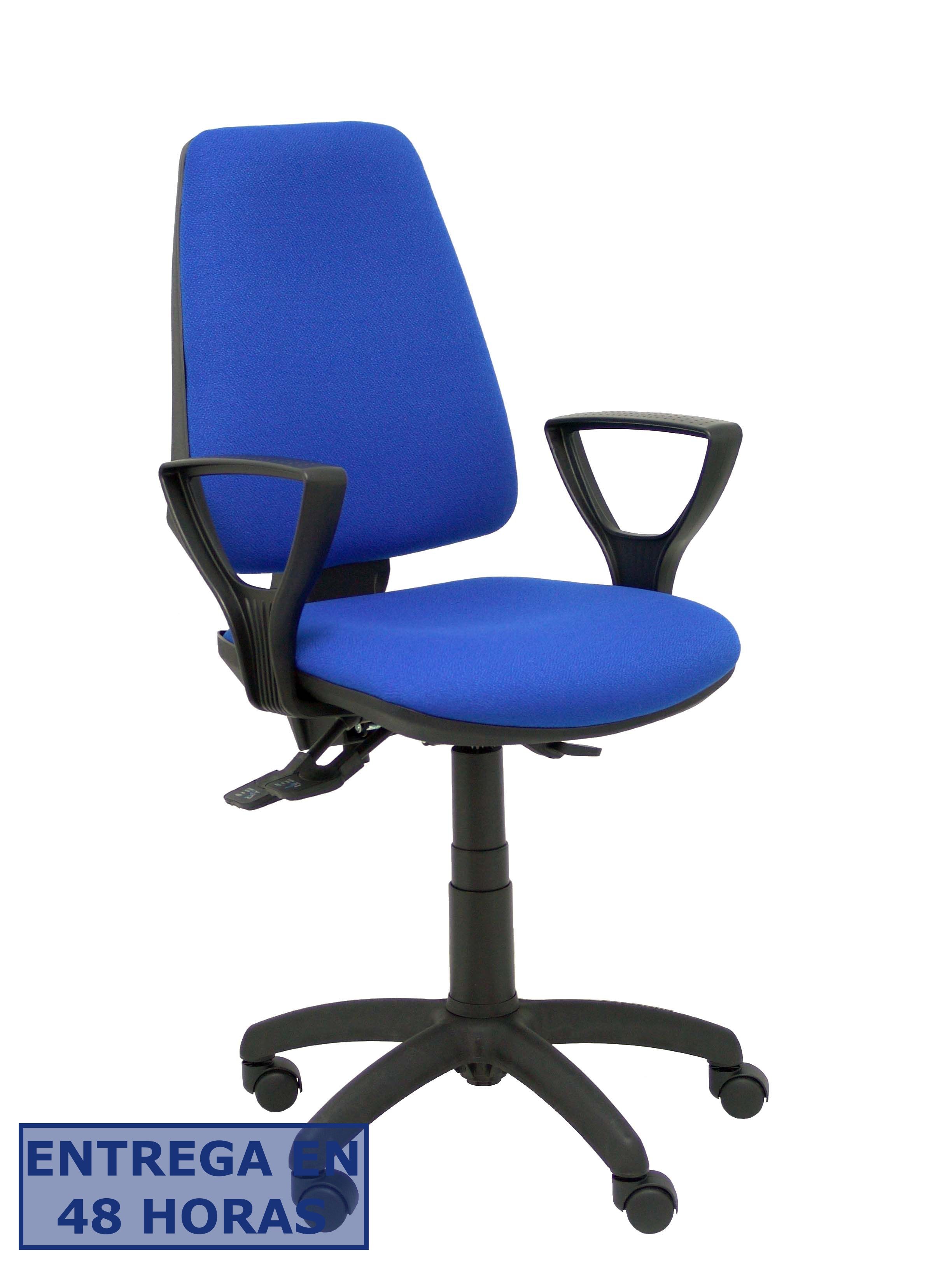 Piqueras Y Crespo Silla Elche S bali color azul brazos fijos