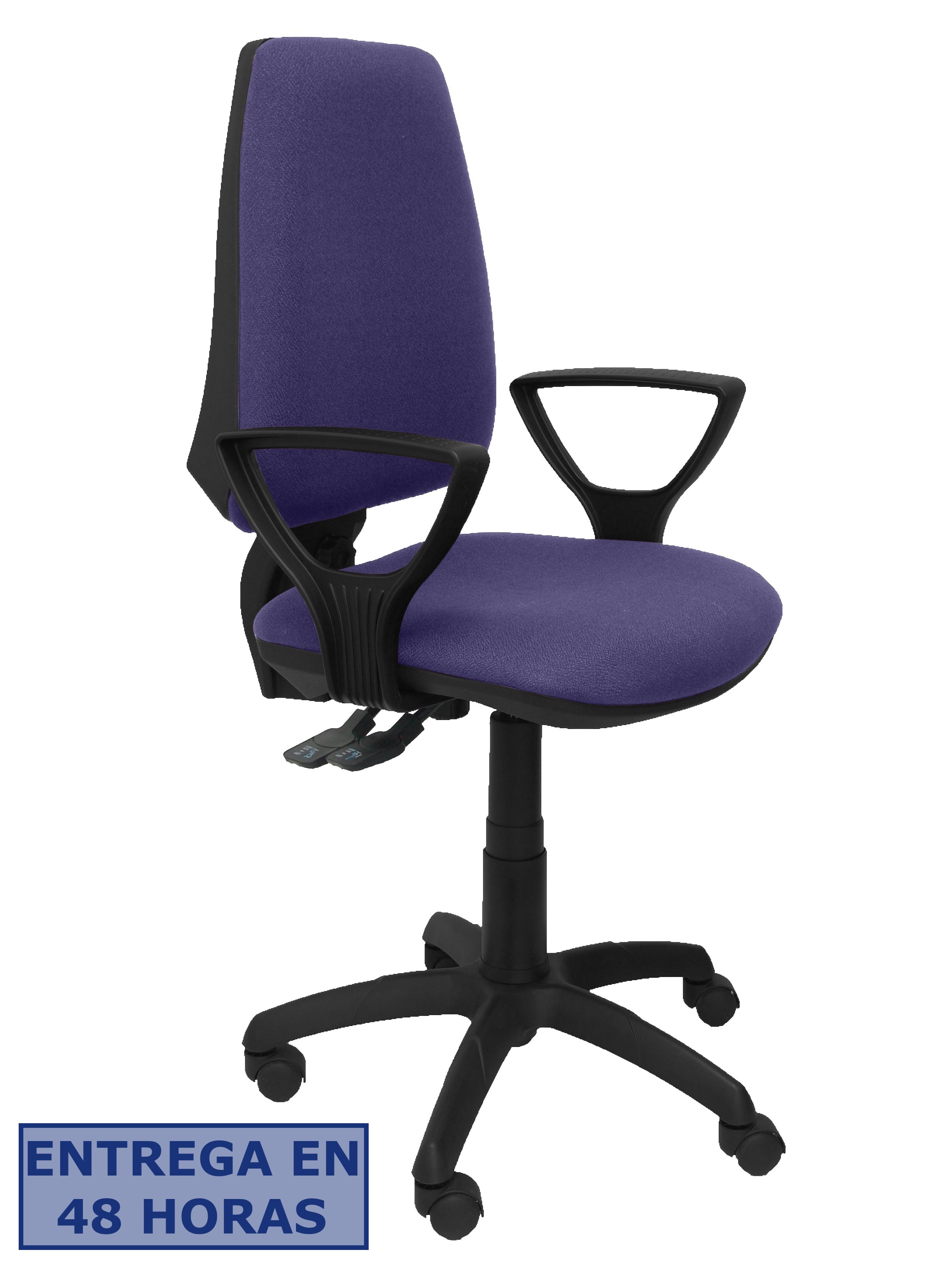 Piqueras Y Crespo Silla Elche S bali azul claro brazos fijos