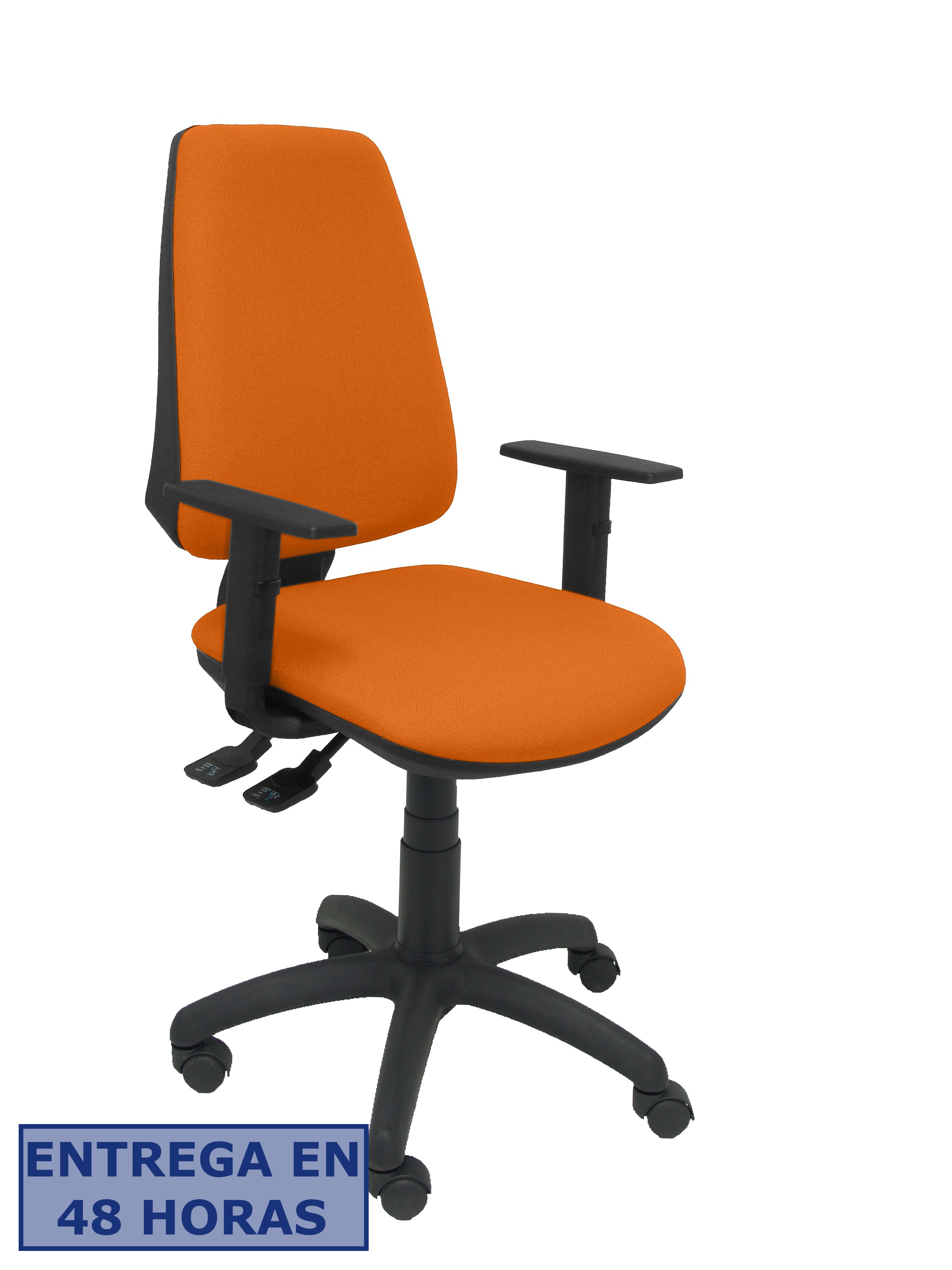 Piqueras Y Crespo Silla Elche S bali naranja brazos regulables