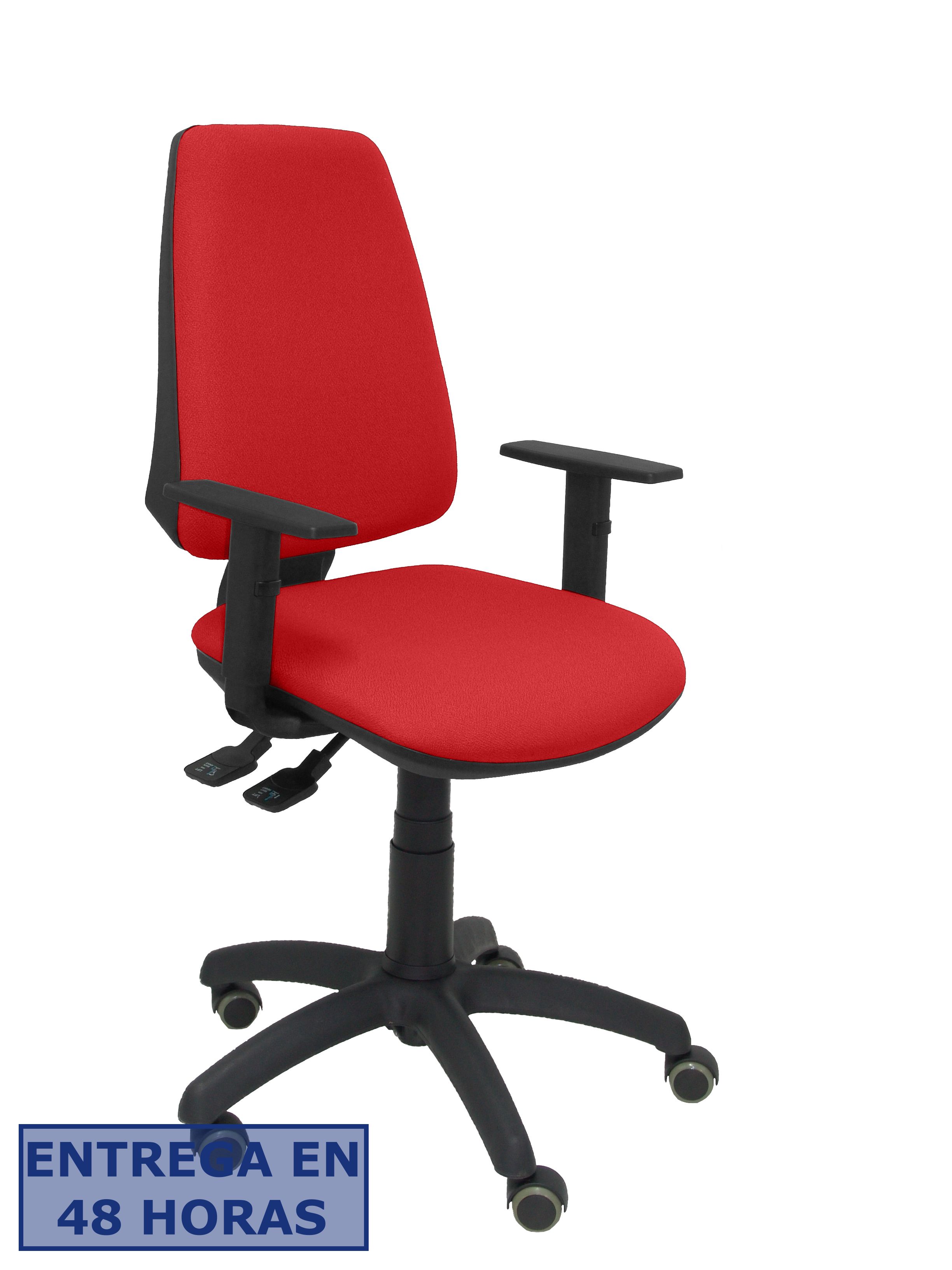 Piqueras Y Crespo Silla Elche S bali rojo brazos regulables ruedas de parque