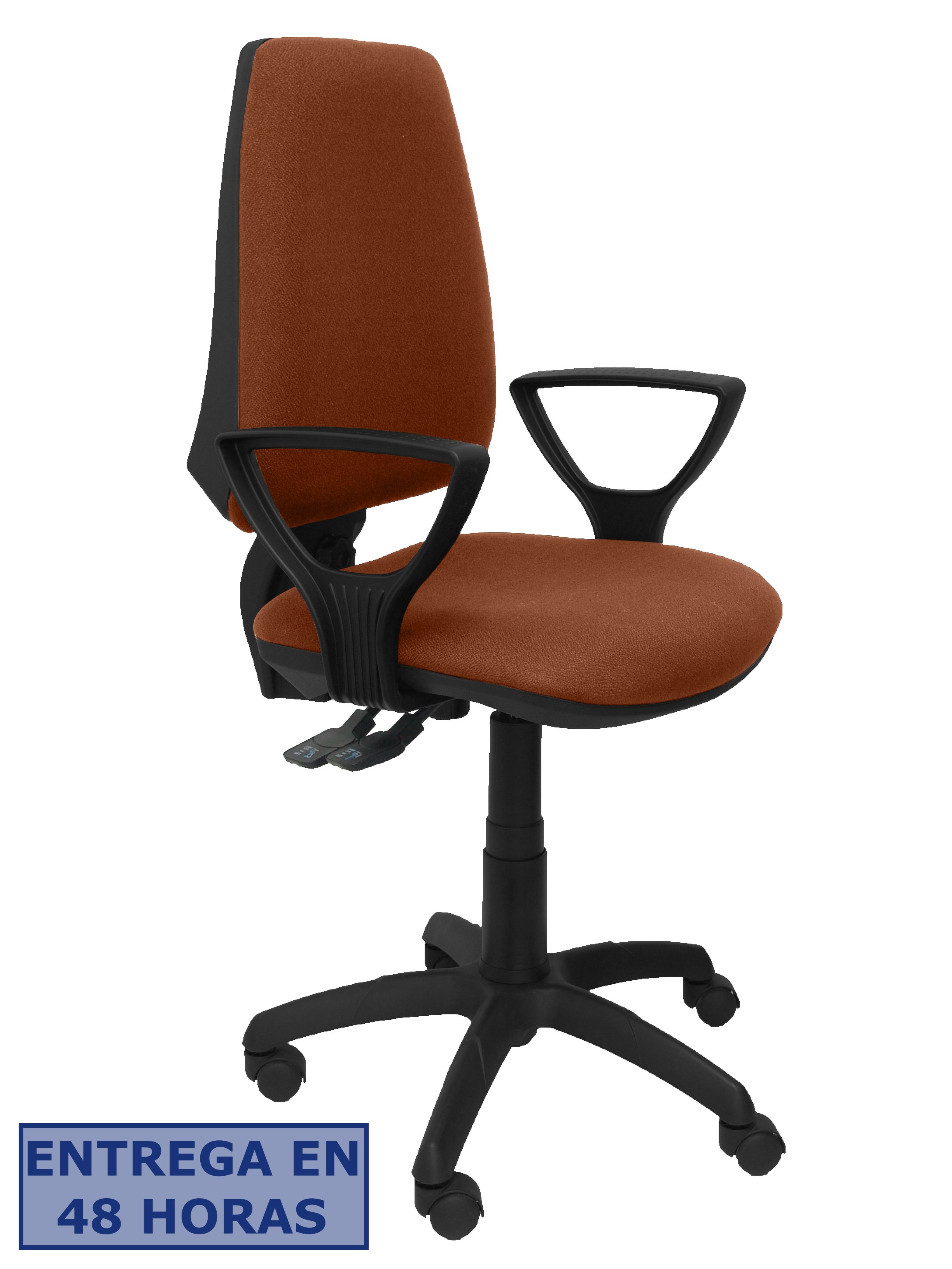 Piqueras Y Crespo Silla Elche S bali marron brazos fijos