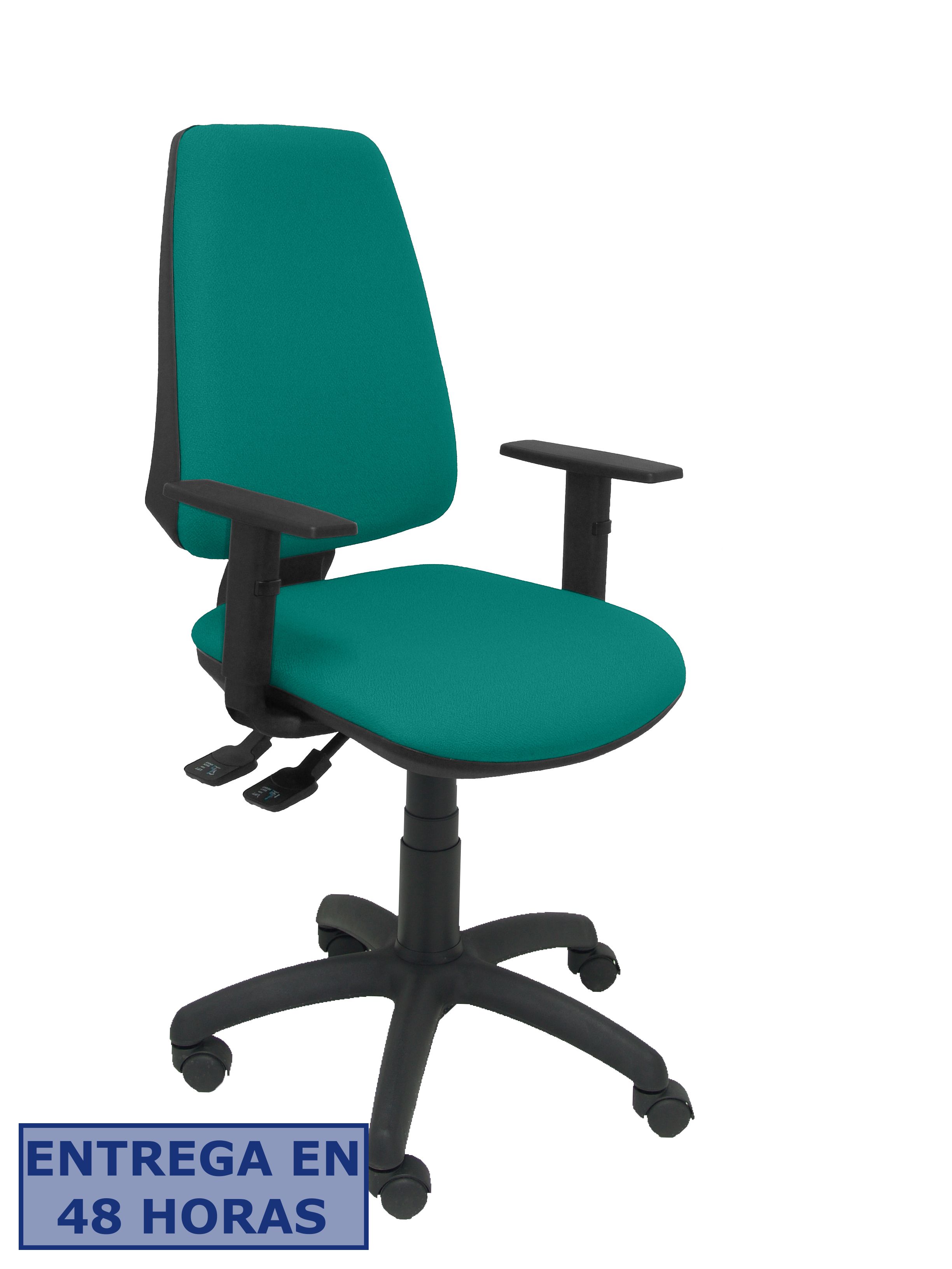 Piqueras Y Crespo Silla Elche S bali turquesa brazos regulables