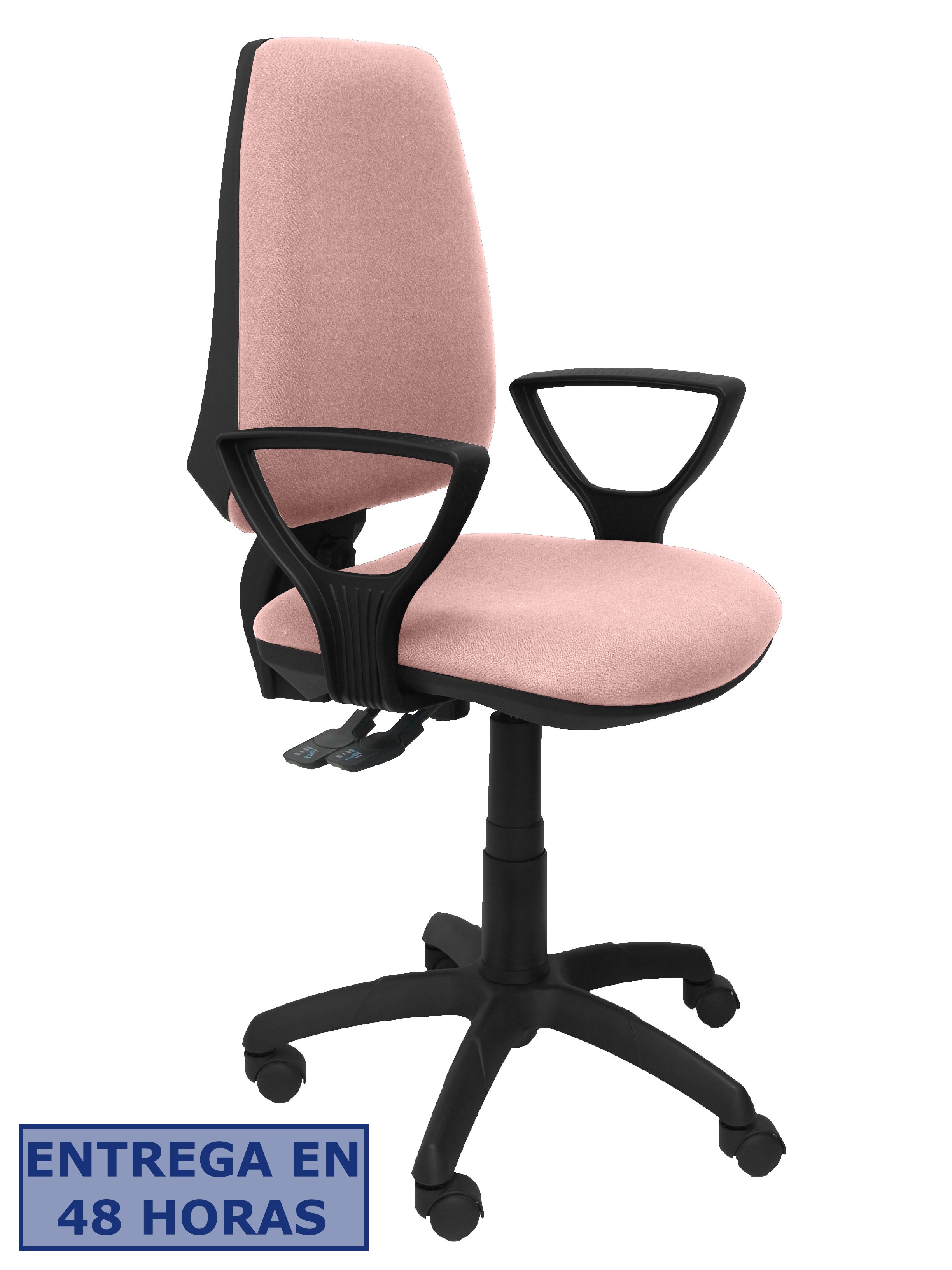 Piqueras Y Crespo Silla Elche S bali rosa palido brazos fijos