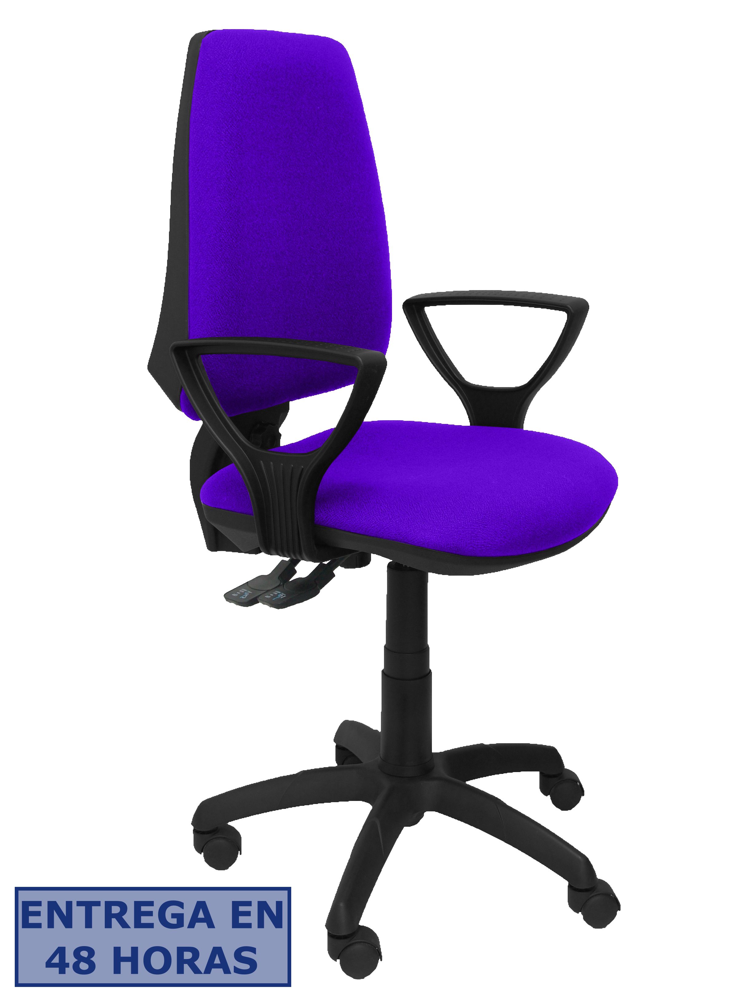 Piqueras Y Crespo Silla Elche S bali lila brazos fijos